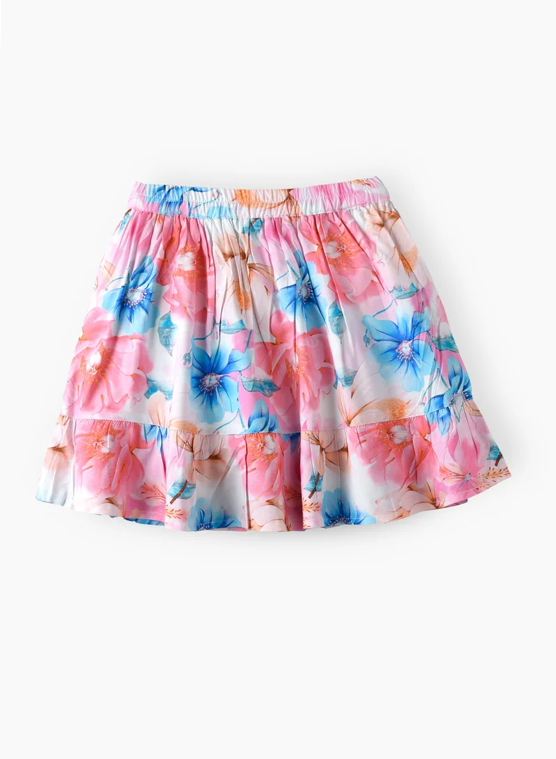 Jelliene Sunshine Twirls: Girls' Flowy Skirt Breezy Comfort & Summertime Flair