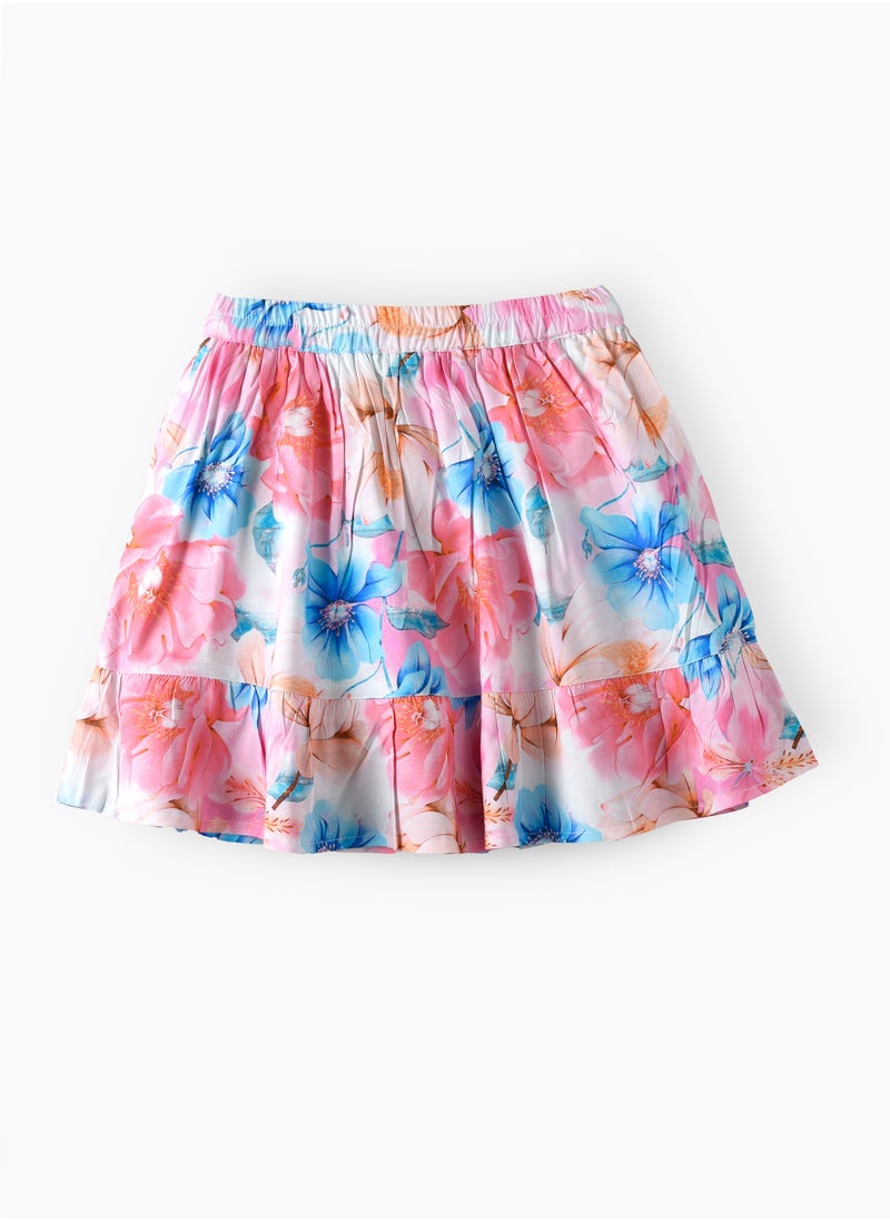Jelliene Sunshine Twirls: Girls' Flowy Skirt Breezy Comfort & Summertime Flair  - Image 2