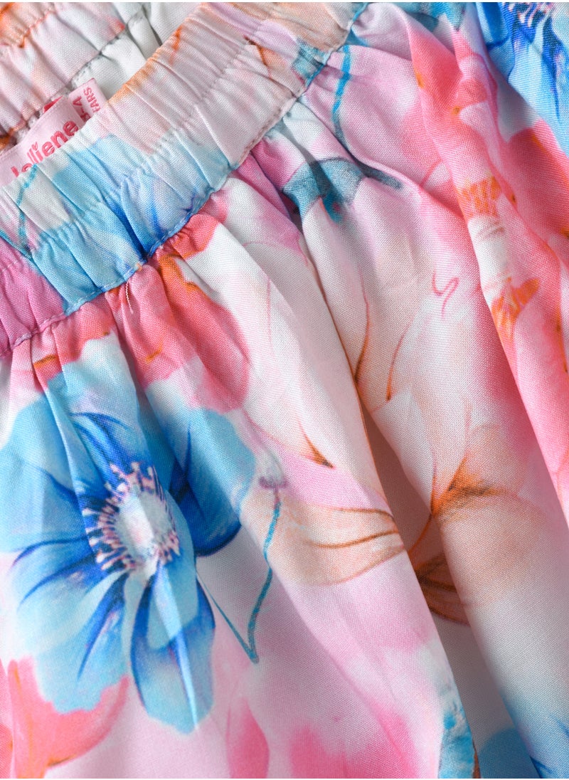 Jelliene Sunshine Twirls: Girls' Flowy Skirt Breezy Comfort & Summertime Flair  - Image 3
