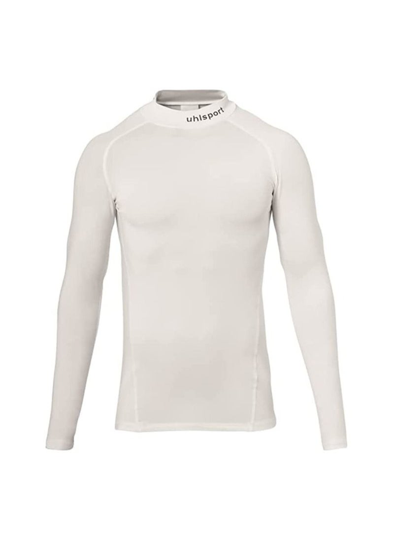 UHLSPORT - uhlsport Men's Tight T-Shirt Dry Tech Base For All Kind of Sports Training Round and Standing Collar Very Light Elastic Fabric Slim Fit Long Sleeves - Image 1