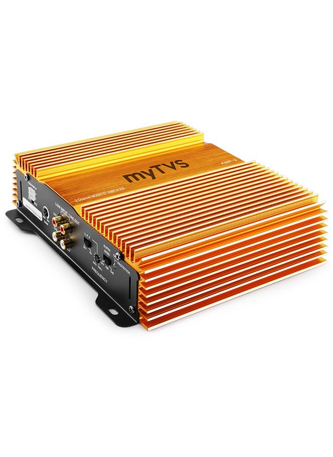 myTVS myTVS 2 Channel Car Amplifier for Subwoofer & Android Player - 60W MOSFET AMP-2  - Image 2