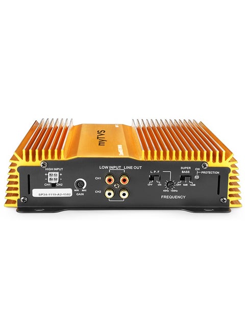 myTVS 2 Channel Car Amplifier for Subwoofer & Android Player - 60W MOSFET AMP-2