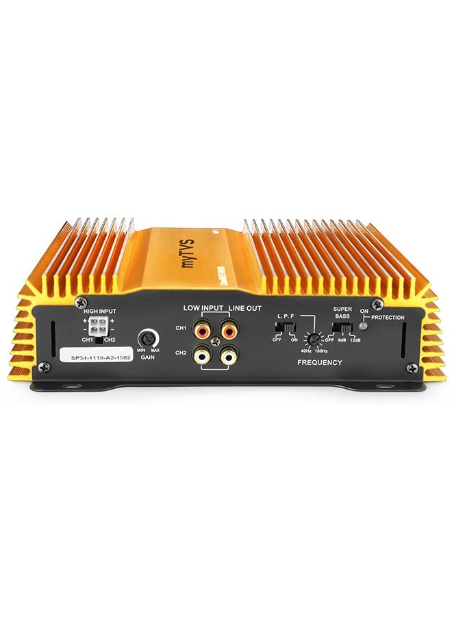 myTVS myTVS 2 Channel Car Amplifier for Subwoofer & Android Player - 60W MOSFET AMP-2  - Image 1