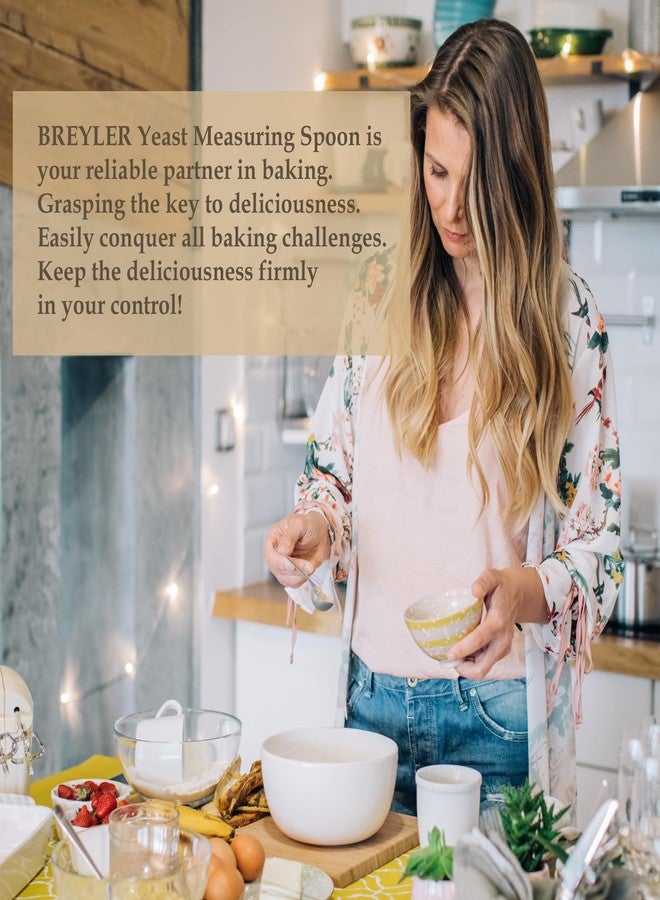 BERYLER ملعقة قياس الخميرة من BERYLER، قطعة واحدة، مصنوعة من الفولاذ المقاوم للصدأ، سعة 2.25 ملعقة صغيرة، 0.25 أونصة - Image 5