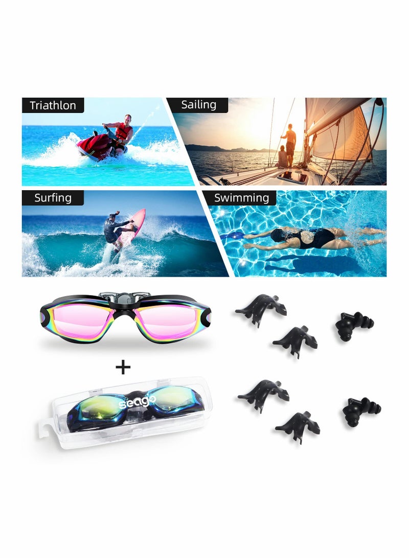 KASTWAVE 2 Pack Swimming Goggles for Kids and Adult Men Women - Image 3