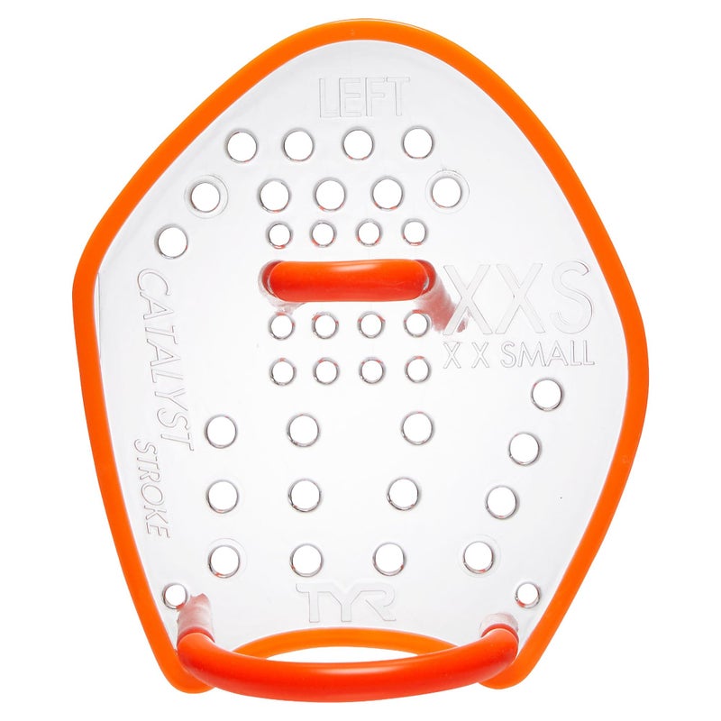 TYR Catalyst Stroke Swim Paddles - Adult Swim Paddles for Training - Durable, Flexible Hand Fins for Building Strength, Endurance, and Improving Technique - Image 1