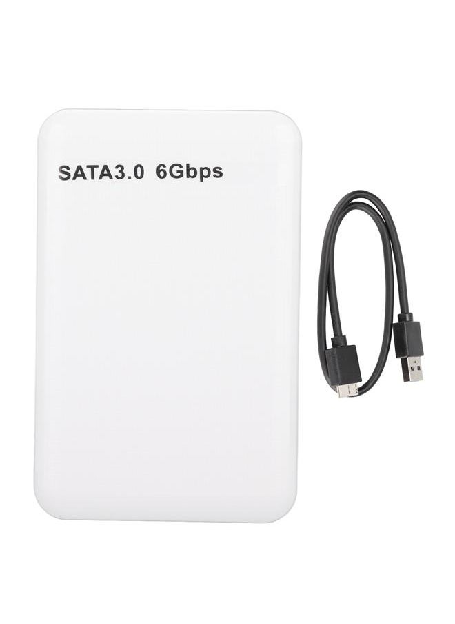 Thoraya K-103 2.5 inch USB3.0 SATA3.0 high speed mobile hard disk enclosure supports UASP protocol white  - Image 1
