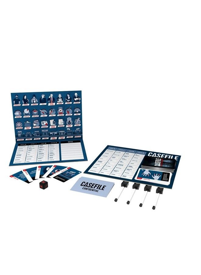Goliath Casefile: Truth & Deception Game Based On Hit Crime Podcast Casefile Replayable Strategy Game Ages 12 And Up 34 Players Black  - Image 4