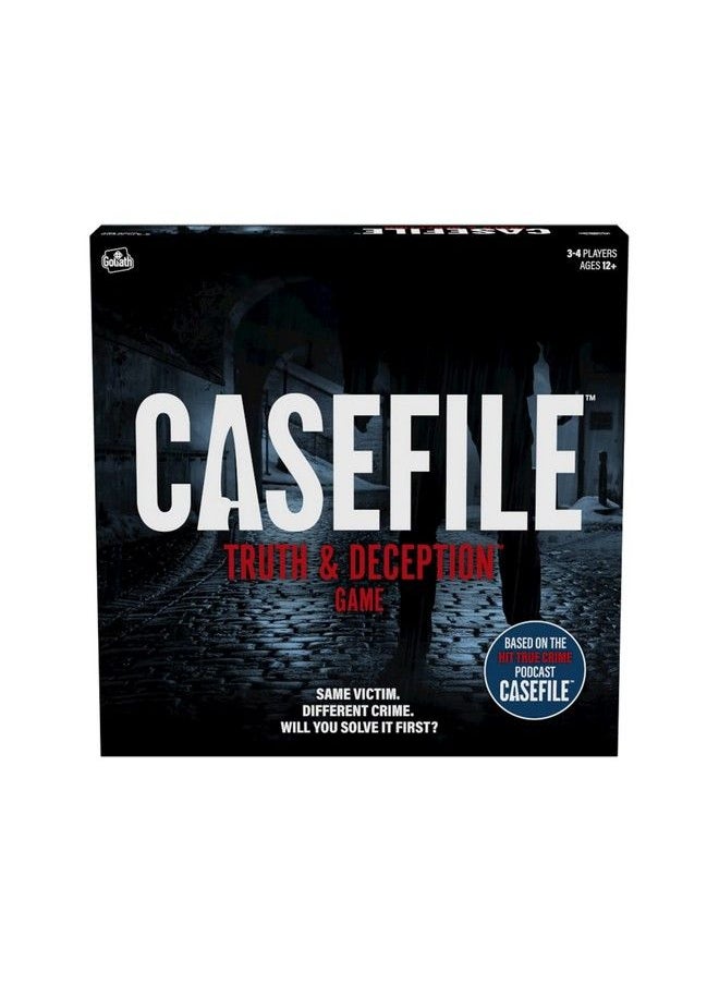 Goliath Casefile: Truth & Deception Game Based On Hit Crime Podcast Casefile Replayable Strategy Game Ages 12 And Up 34 Players Black  - Image 2