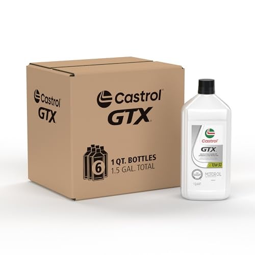 Castrol GTX 10W-30 Conventional Motor Oil, 1 Quart, Pack of 6 - Image 1
