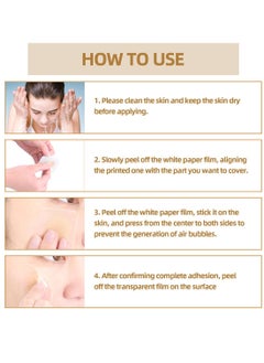 Jaysuing Scars Cover Up Sticker for Tattoos Acnes Birthmarks and Tags Natural Invisible Silicone Material Breathable Waterproof Sweat-proof Fake Skin Concealing Patch (60 PCS)  - Image 5