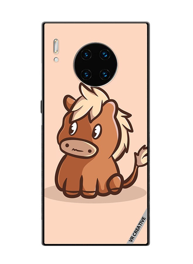 VR CREATIVE Protective Case Cover For Huawei Mate 30 Pro Horse Cartoon Design Multicolour - Image 1