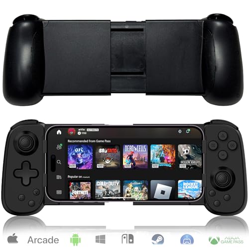 arVin Mobile Gaming Controller for iPhone 16/15/14/iPad/Android Phone/Tablet/Switch, PS Remote Player Gamepad for PS5/PS4/Xbox/PC, Wireless Joystick Play Cloud Gaming, Arcade Mfi Games, CODM, Roblox - Image 1