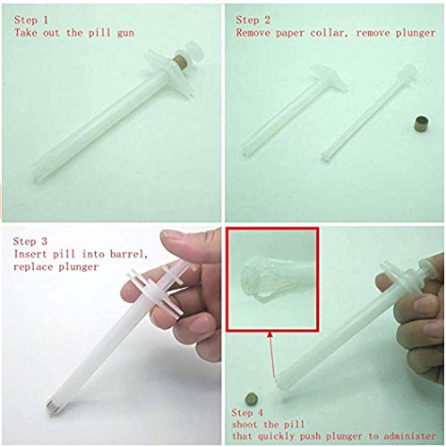 Lxnoap Pet Pill Gun Handy Piller Tablets Dispenser Pet Feeding for Dogs, Cats, Animals - Image 5