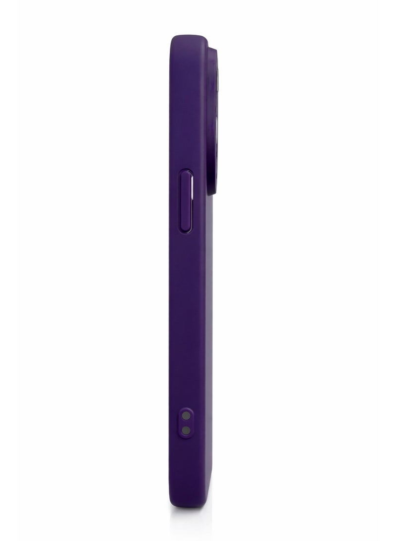 Magnetic Matte Case Compatible with iPhone 14 Pro Max 6.7-Inch – Purple - Image 3