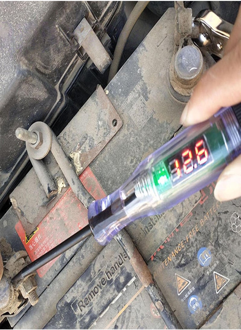GGOOT - Car Circuit Tester Pen,Auto Voltage Detector Pen With Digital Display - Automotive Circuit Tester with Sharp Piercing Probe for Car/Vehicles - Image 1