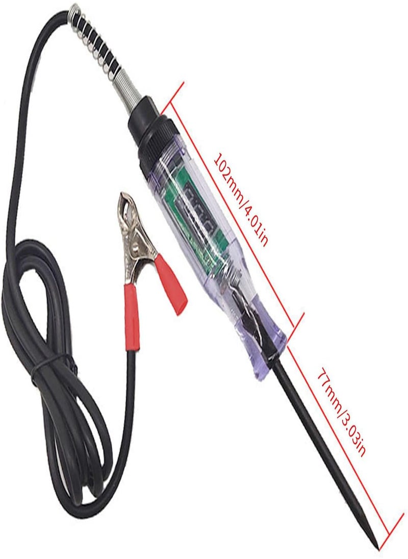 GGOOT - Car Circuit Tester Pen,Auto Voltage Detector Pen With Digital Display - Automotive Circuit Tester with Sharp Piercing Probe for Car/Vehicles - Image 1