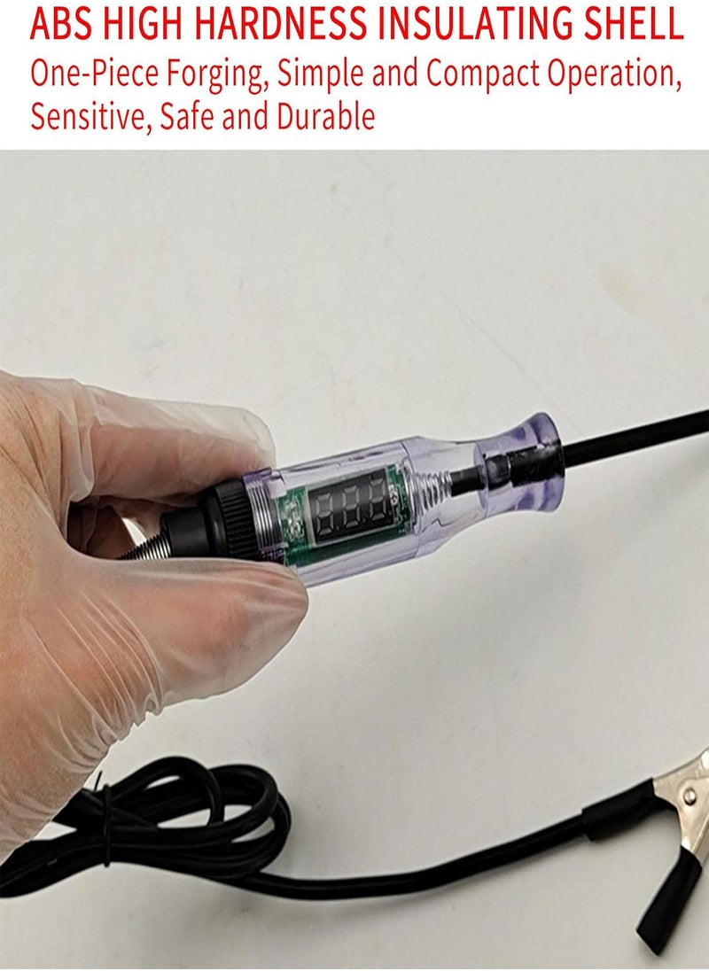 GGOOT - Car Circuit Tester Pen,Auto Voltage Detector Pen With Digital Display - Automotive Circuit Tester with Sharp Piercing Probe for Car/Vehicles - Image 1
