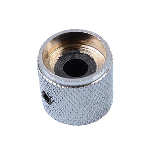 bouti1583 Metal Volume Tone Dome Tone Guitar Speed Control Knobs with Allen Keys Screws Set for Fender Strat Telecaster Gibson Les Paul Electric Guitar or Bass, Chrome Pack of 4 Pcs - Image 5