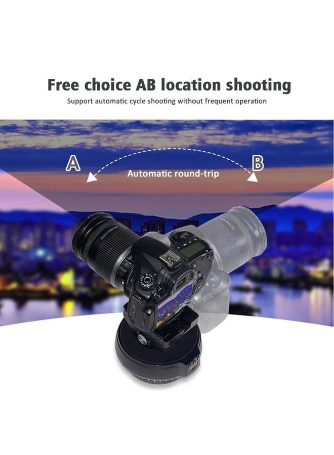 Mcoplus YT1200 Intelligent Rotation Remote Control Pan Tilt Head, Automatic Motorized Rotating Panoramic Head for Cameras/Smartphones (Limited Weight Under 1kg) - Image 4