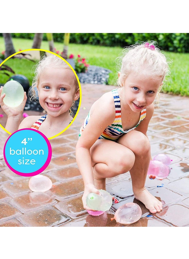 Generic - (300) Pcs Self-Sealing Fast Filling Balloons Water Balloons in 3 Refill Kits for Summer Beach Pool Toys Water Balloon Bombs Birthday Party Water Sprinkler Toys in Different Sizes - Image 1