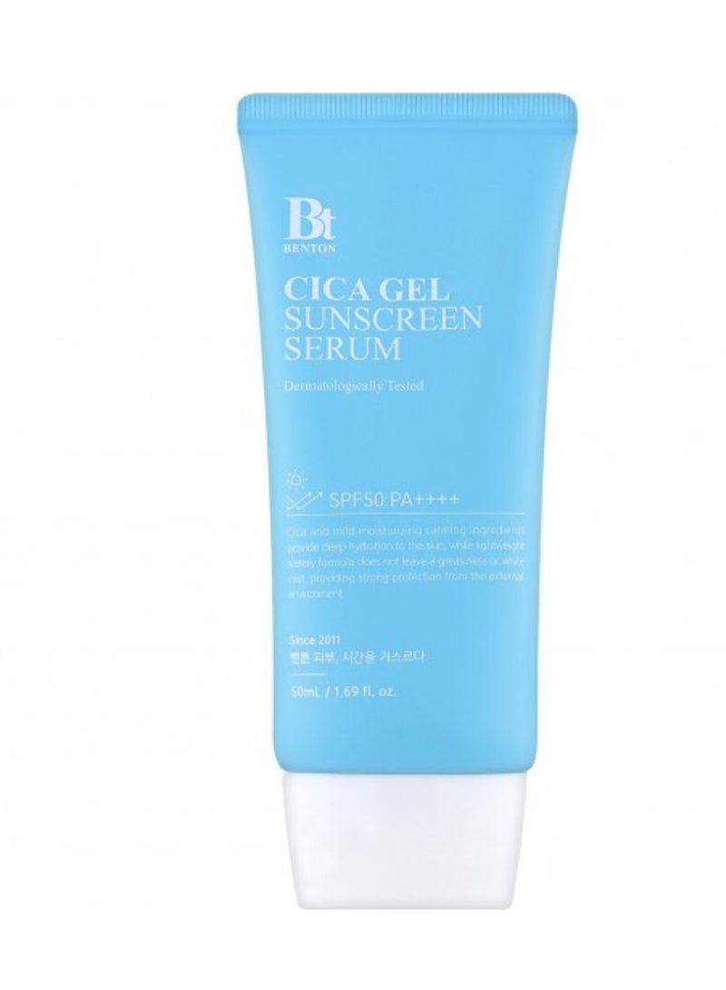 Benton Cica Gel Sunscreen Serum for All Skin Types 50ml - Image 1