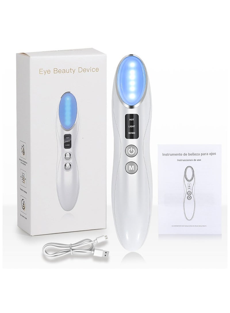 general Vibration Massager Color Light Ion Eye Cream Introduction Device Electric Heating Eye Pen Warm Eye Beauty Device - Image 1