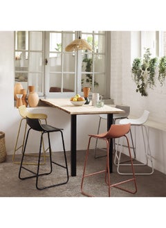 atmosphera Otac Contemporary Design Polypropylene Classic Bar Stool Grey 82 x 47 x 48.5 cm 194619E  - Image 4