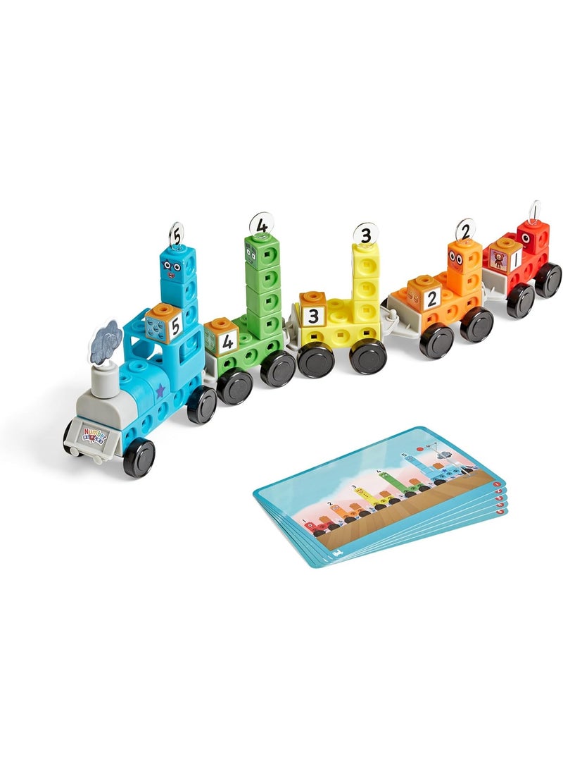 Learning Resources MathLink Cubes Activity Set Numberblocks Express Train, Age 3 4 5 6, Play Trains, CBeebies Toys, Maths Toys, Number Toys, Numberblock Cube Counting, EYFS, 10 Maths Activities - Image 4