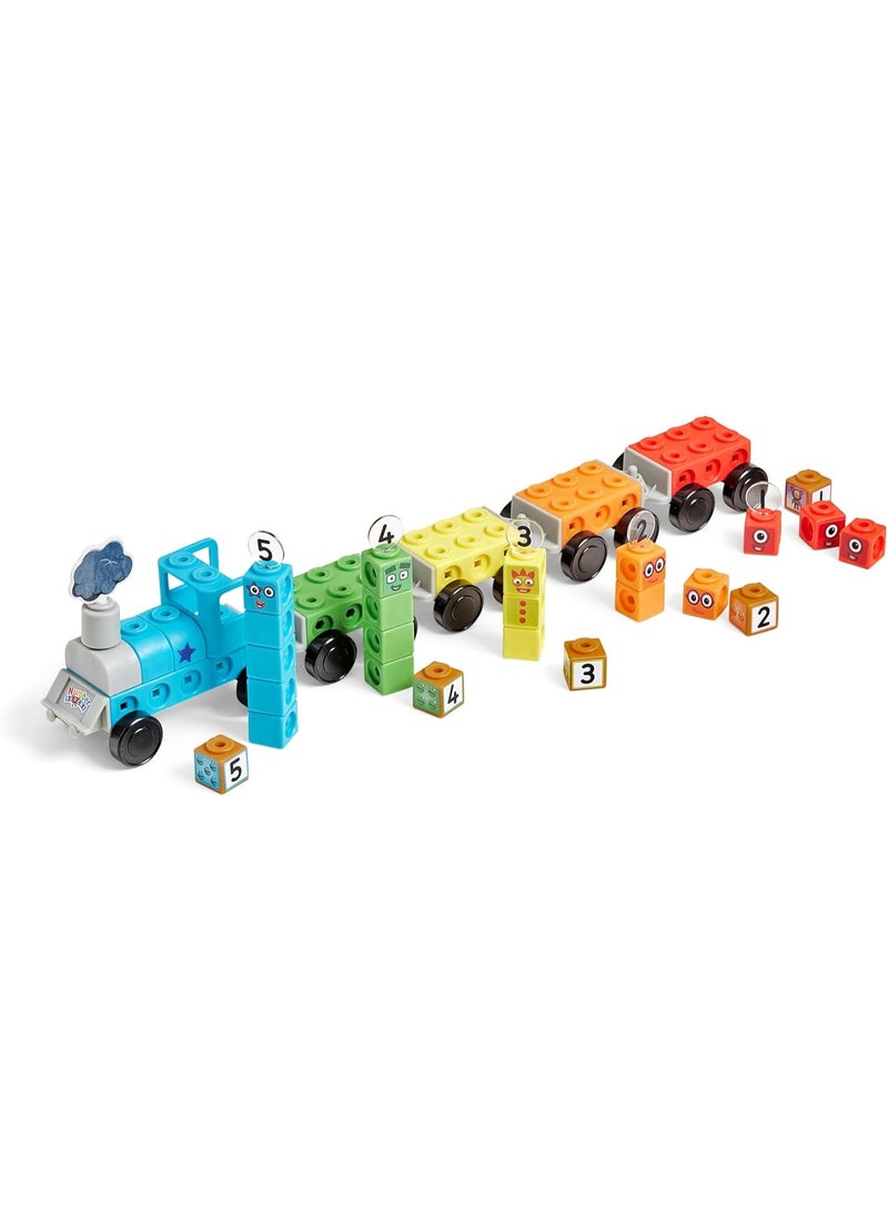 Learning Resources MathLink Cubes Activity Set Numberblocks Express Train, Age 3 4 5 6, Play Trains, CBeebies Toys, Maths Toys, Number Toys, Numberblock Cube Counting, EYFS, 10 Maths Activities - Image 2
