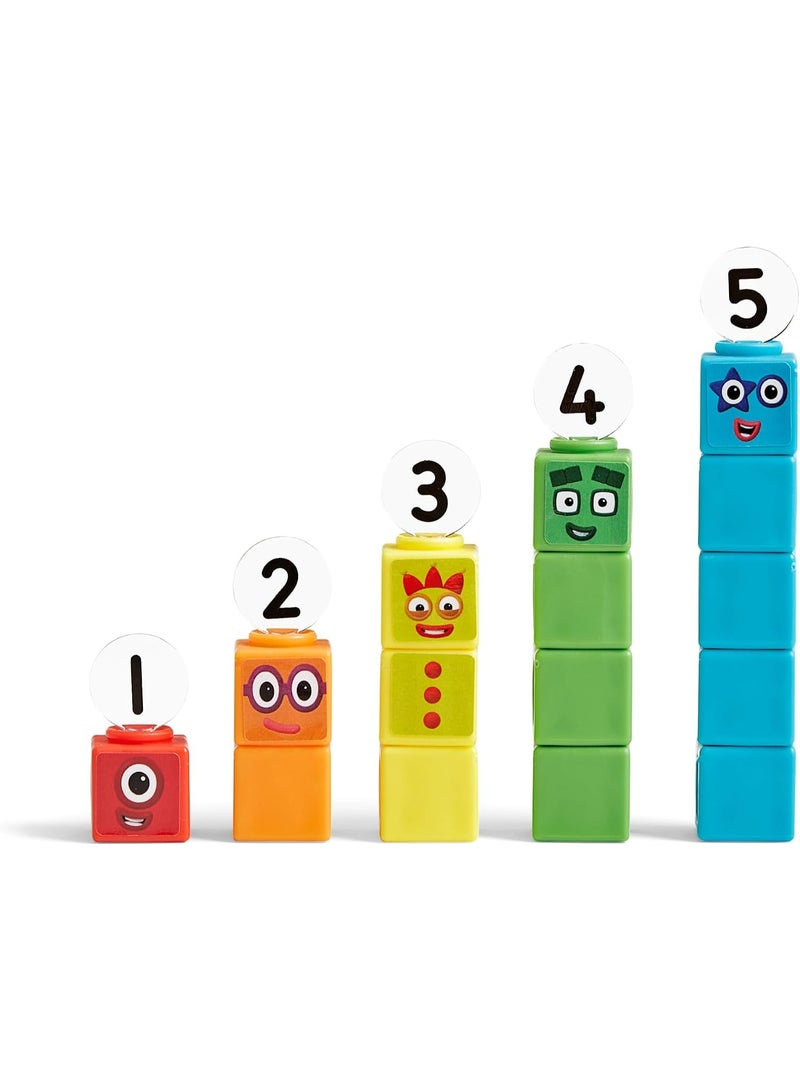 Learning Resources MathLink Cubes Activity Set Numberblocks Express Train, Age 3 4 5 6, Play Trains, CBeebies Toys, Maths Toys, Number Toys, Numberblock Cube Counting, EYFS, 10 Maths Activities - Image 3