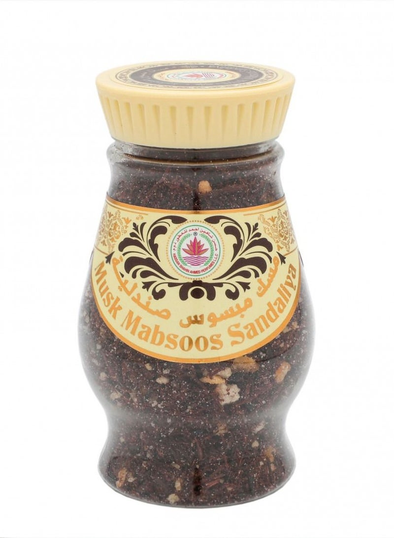 Hassan Shahin Ahmed Perfumes Musk Mabsoos Sandaliya | Arabian Incense Mamool  - Image 1