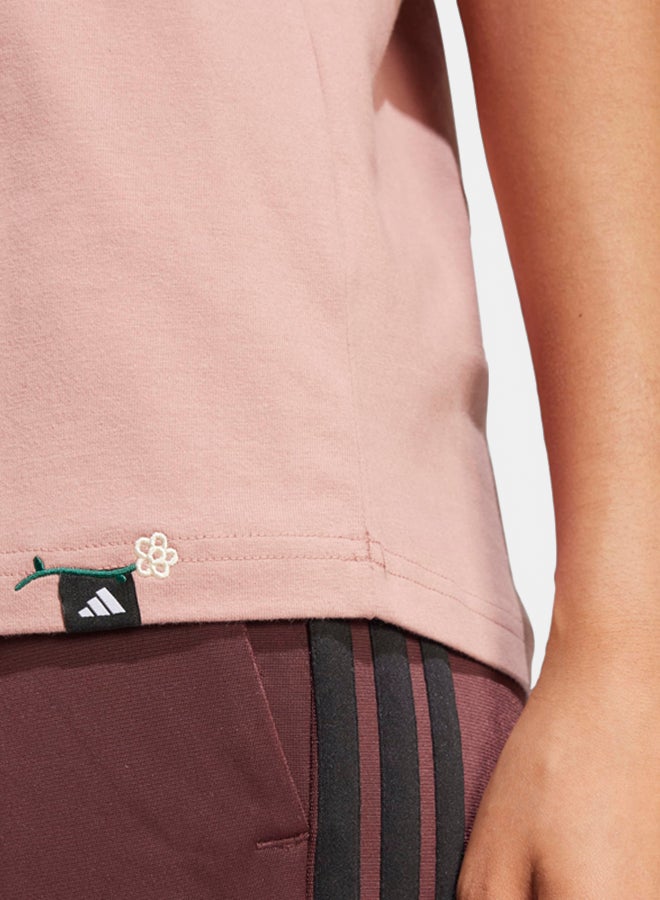 Adidas Lounge Mini Graphic T-Shirt - Image 5