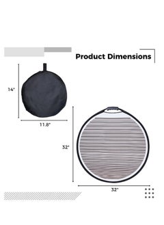 Generic Dent Reflector Board with Storage Bag, 80cm Striped Light Reflector Board, Flexible Foldable Dent Panel, Dent Fix Tool for Vehicle Door Scratch and Hail Damage Car Dent Check Tool, Black  - Image 5