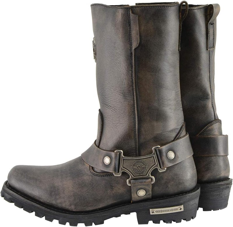Milwaukee Leather Women's Harness Square Toe Boots - Image 5