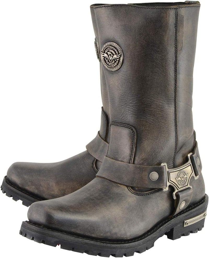 Milwaukee Leather Women's Harness Square Toe Boots - Image 4