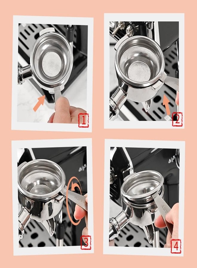 CAFEMASY Espresso Portafilter Basket Removal Tool - CAFEMASY Coffee Machine Accessories Stainless Steel Multifunction Portafilter Basket Remover Wrench Barista Tools - Image 3