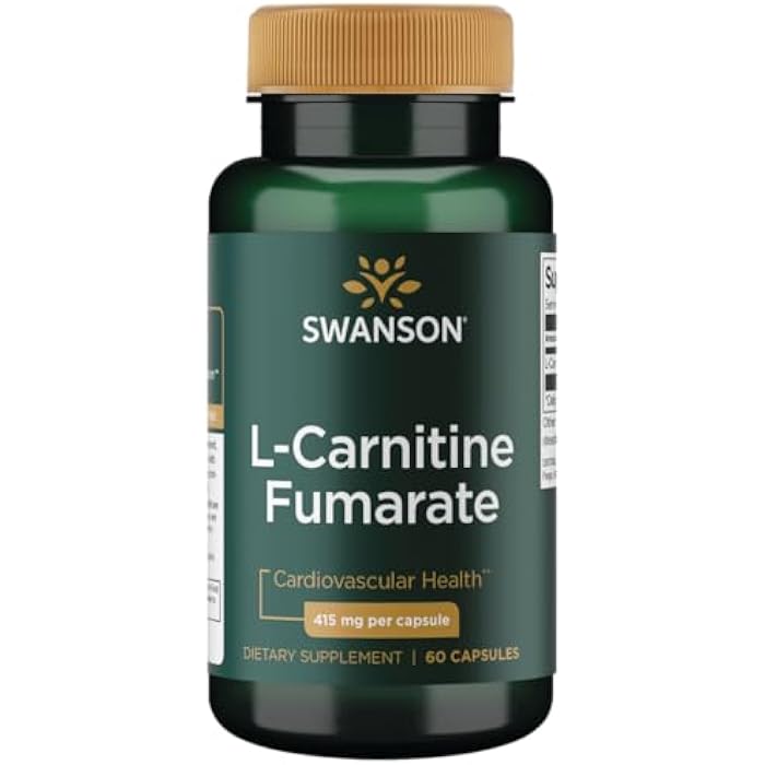 Swanson ULT L-CARNITINE Fumarate 415MG 60CAP - Image 1