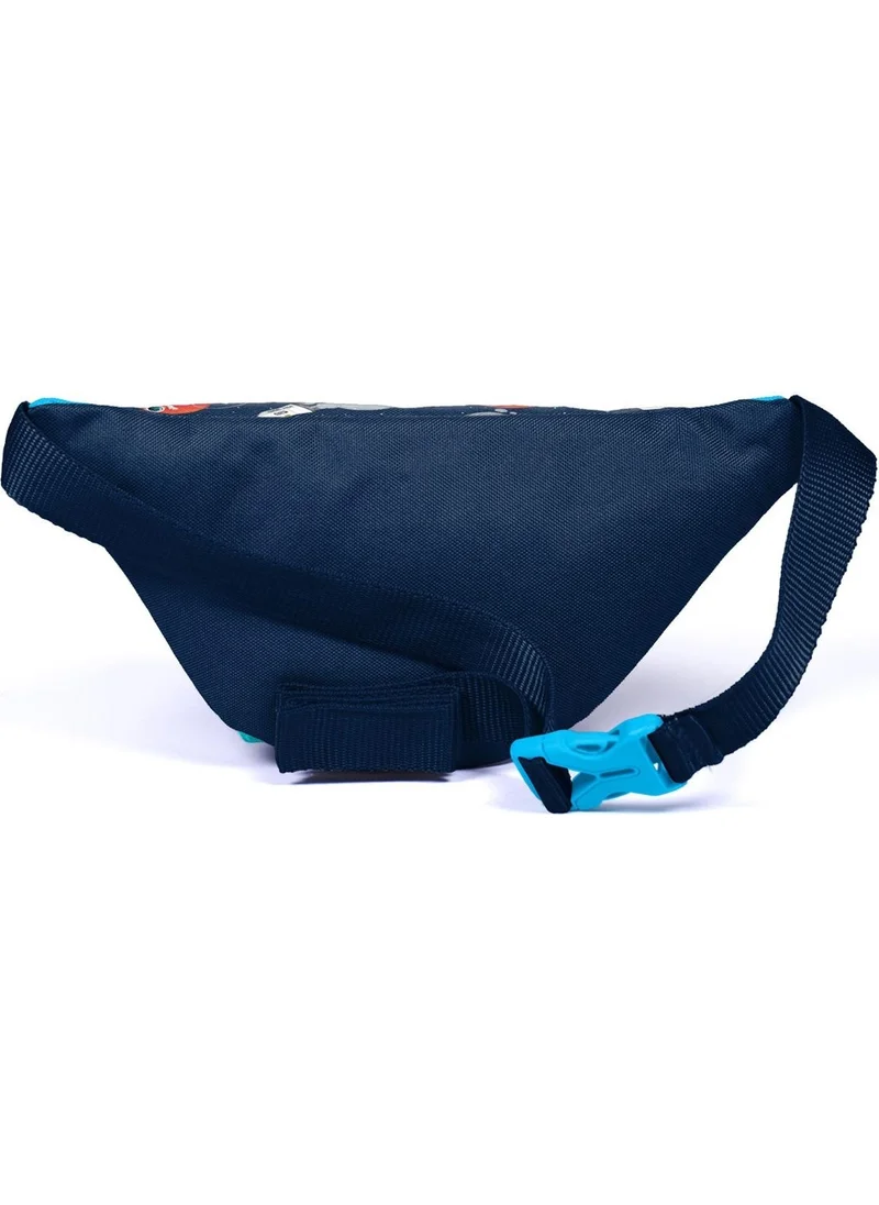 CORAL HIGH Kids Navy Blue Astronaut Patterned Waist Bag 11536