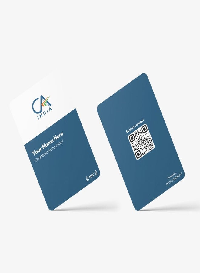 tinydabba NFC & QR-Enabled Business Card | Smart Digital Visiting Card for Instant Contact Sharing | Lifetime Free | Dashboard Access (CA) - Image 1
