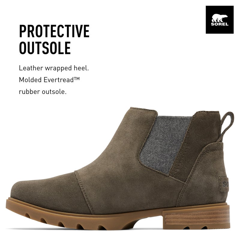 Sorel Women's Emelie LLL Chelsea Waterproof Boot - Major, Gum 2-9 - Image 4