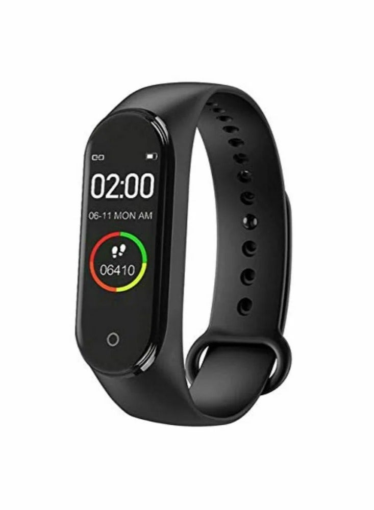 Smart Band Intelligent Wristband Fitness Watch Black  - Image 1