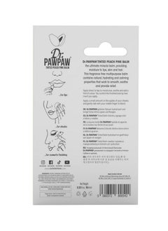 Dr.PAWPAW Dr.PAWPAW Tinted Peach Pink, Multi-Purpose Natural No Fragrance Balm for Hydrating Lips, Skin, Hair, Cuticles, Nails & Beauty Finishing (10 ml)  - Image 2