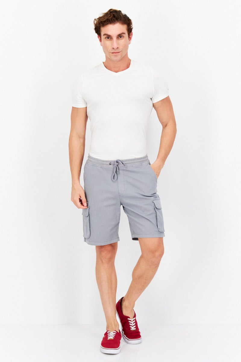 Celio شورتات كارجو عادية للرجال، رمادي داكن - Image 4