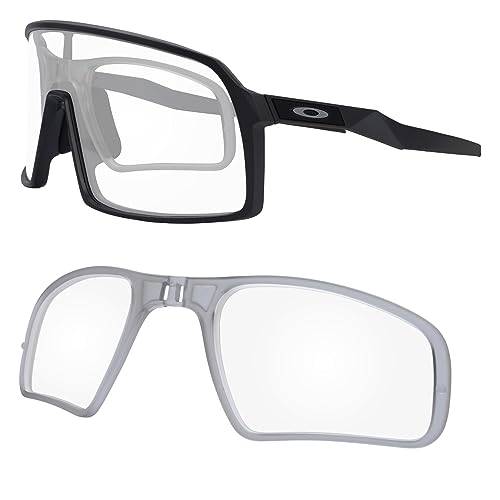 PapaViva Insert Clip-On RX Prescription Lens Carrier for Oakley Sutro/Sutro Lite/Sutro Lite Sweep/Sutro S/Sutro Ti OO9406 OO9406A OO9463 OO9463A OO9465 OO9462 OO6013 - Grey - Image 5