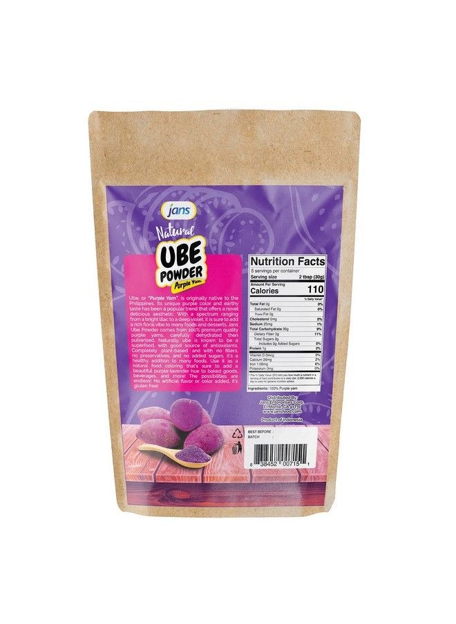 Jans - Natural Ube (Purple Yam) Powder 5 Oz - Image 1