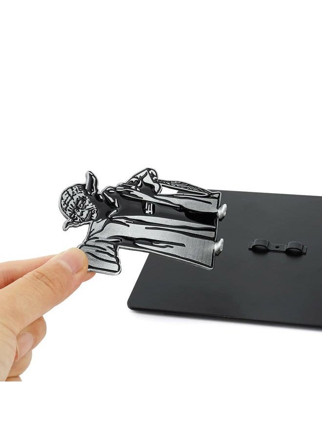 rongji jewelry Premium Heavy-Duty Metal Bookend - Black L-Shaped Bookend Supports on Office Desk, Creative Gift for Dad and Lover (Master)  - Image 3