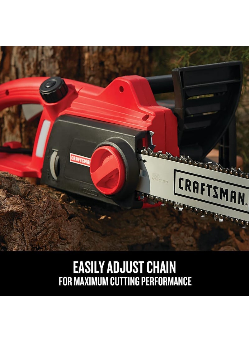 CRAFTSMAN CRAFTSMAN Electric Chainsaw 16 Inch 12 Amp Corded CMECS600  - Image 5