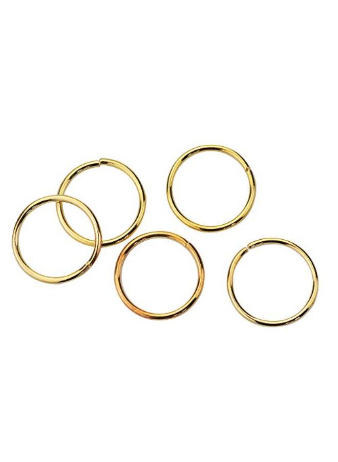 Nydotd 180 Pieces Hair Rings Braid Rings Hair Loop Clips Hair Hoops, 3 Colors, 2 Sizes Women Fashion Hip-Hop Diy Braid Rings Hair Clip Accessories For Hair And Dreadlocks  - Image 4