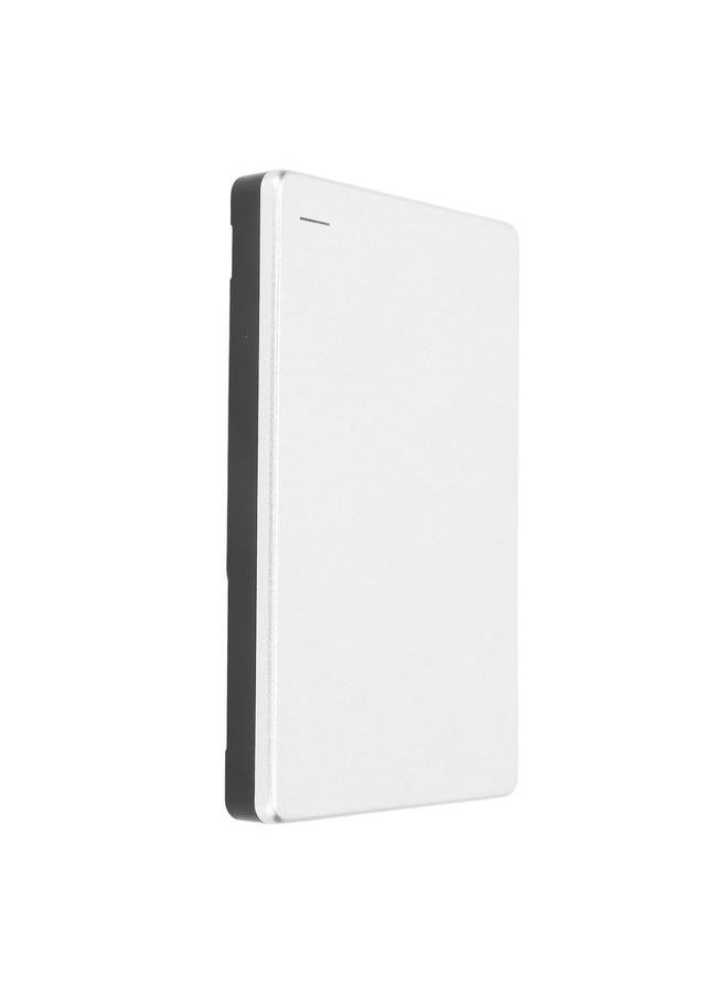 USB3.0 ultra-thin external mobile hard disk high-speed read and write 2.5-inch portable metal mobile external hard disk silver 160GB